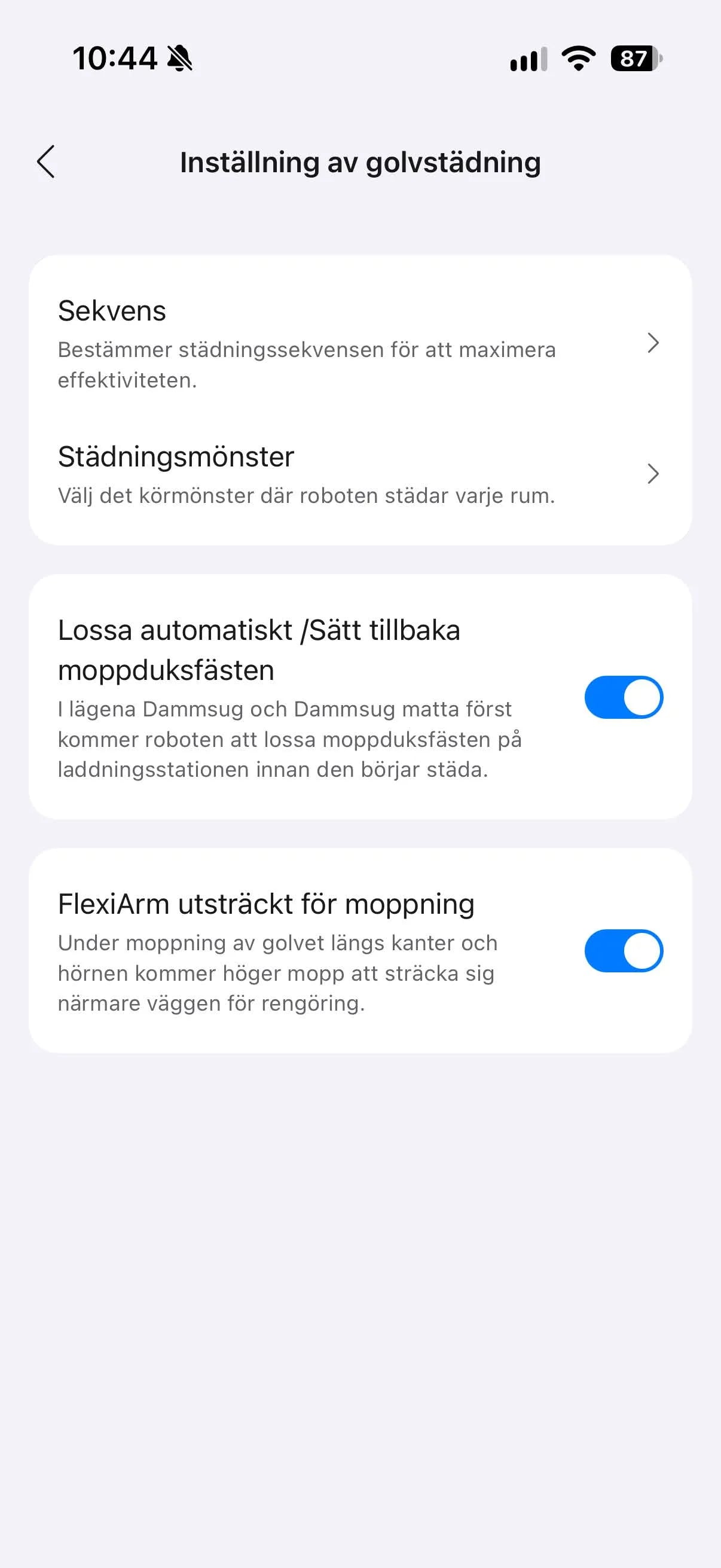 roborock app screenshot 1