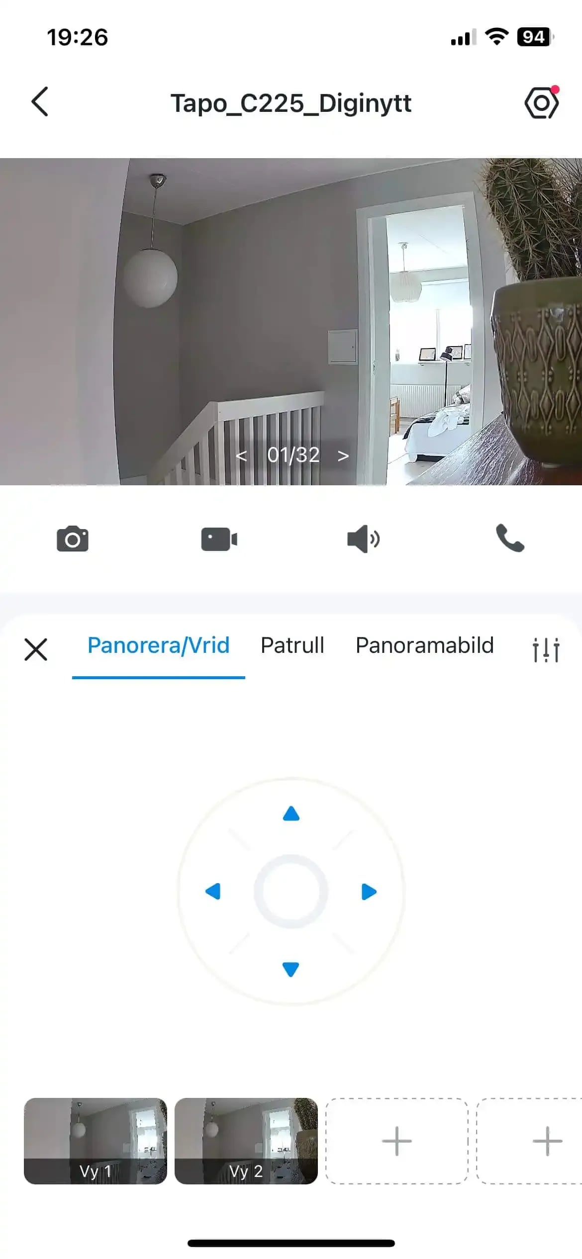 tapo panorering 360grader