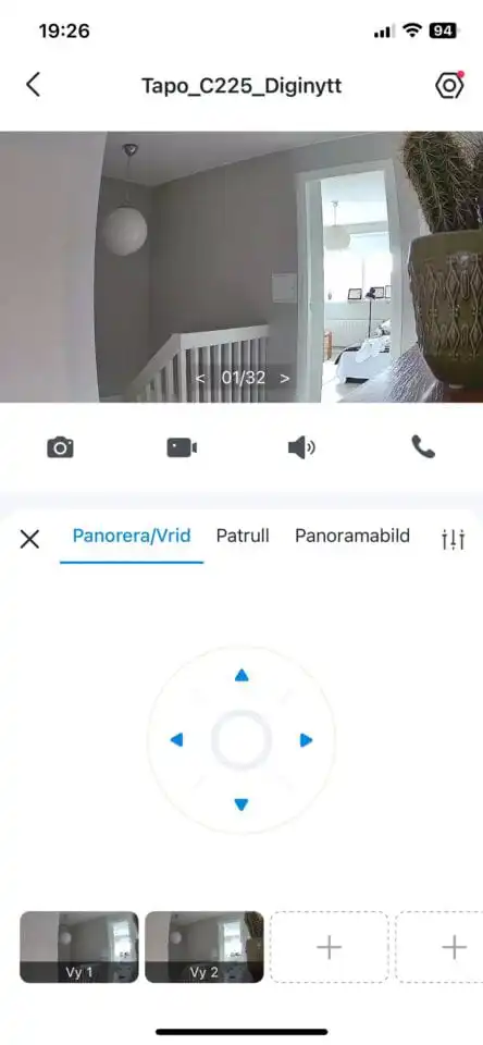 tapo panorering 360grader